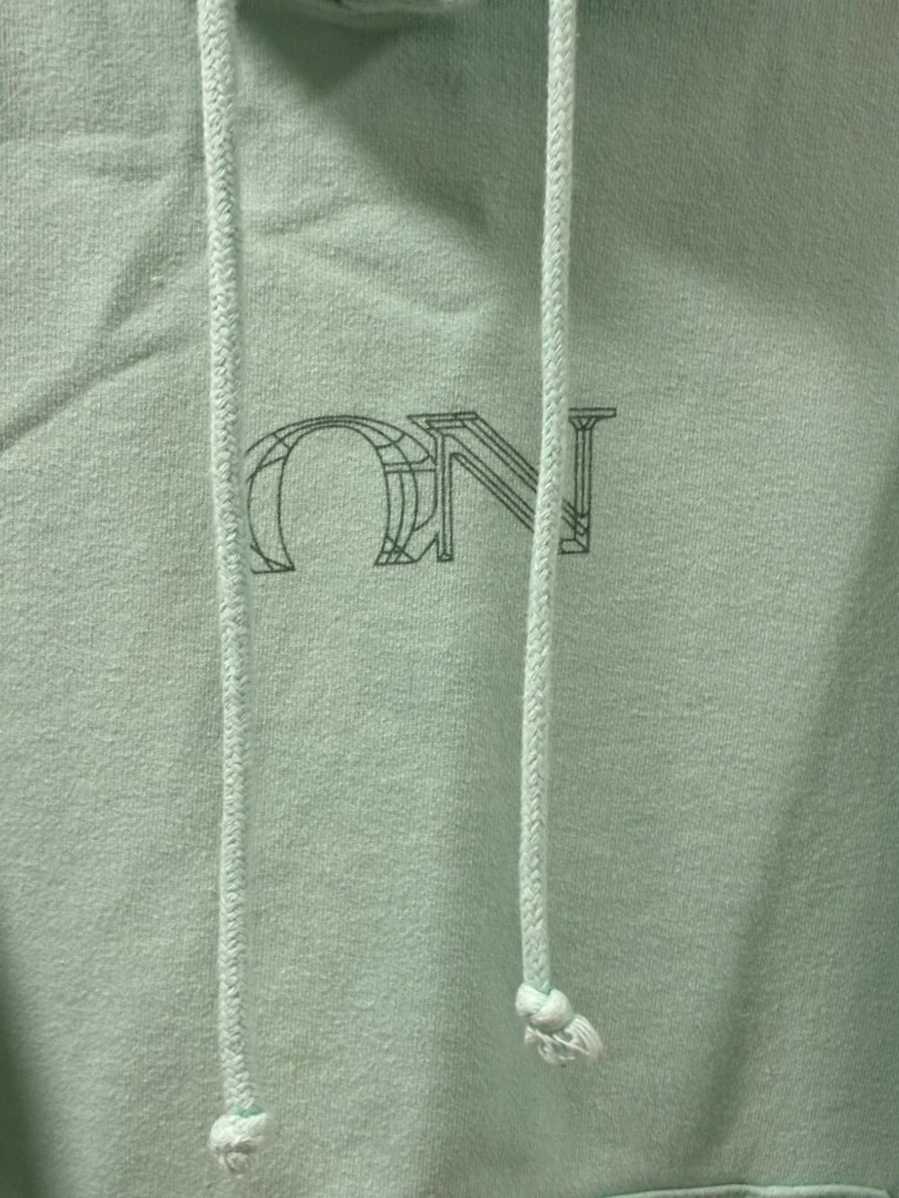 BTS Official ON 08 Mint Green Bring The Pain Big Hit Pullover Hoodie XL